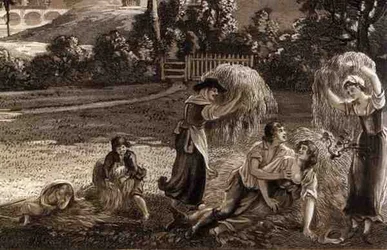 Parte de la Ciudad y el Castillo de Ludlow en Shropshire, grabado por el artista, publicado por P.Sandby, 1779